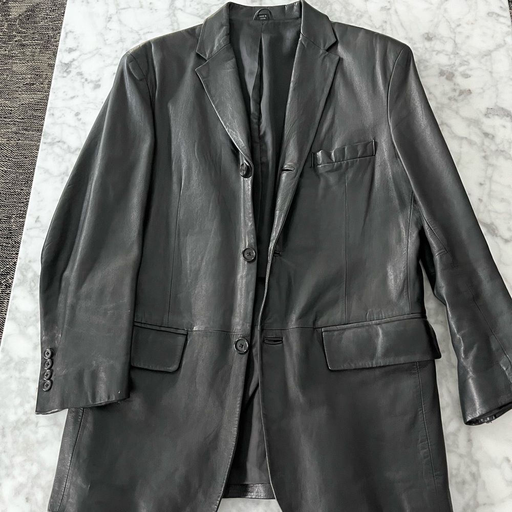 Black Leather jacket from Alfani